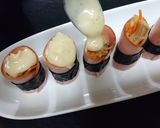 【ハム巻野菜サラダのハニーマヨソース】作り方10写真