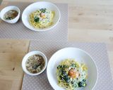 民泊飯 セブン食材で簡単カルボナーラ作り方18写真
