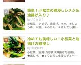 冷めても美味しい！小松菜と油揚げの煮浸し作り方4写真