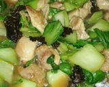 鶏肉とチンゲン菜の餡掛け(*´╰╯`๓)作り方6写真