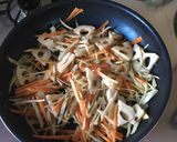 レンコンとごぼうのきんぴら作り方2写真