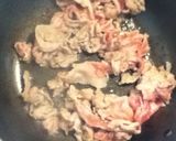 キャベツと豚こまのパスタ作り方3写真