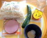 簡単！もやし、きゅうり、ハムで一品^_^作り方1写真