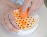 【幼児食おやつ】キャロットコーン蒸しパン作り方1写真