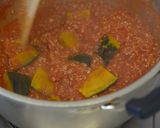 かぼちゃとひき肉のトマトカレー作り方5写真