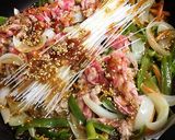 ご飯わしわし♪「牛肉と春雨の甘辛炒め」作り方4写真