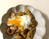 豚肉とレンコンのオイカレー炒め 温玉のせ作り方14写真