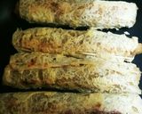 肉じゃがリメイク　巻き巻きコロッケ風作り方4写真