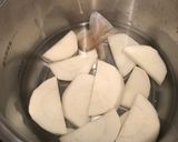勝山水菜☆大根の煮物作り方1写真