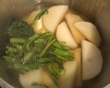 勝山水菜☆大根の煮物作り方3写真