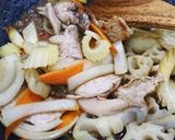 割下で簡単豚肉と蓮根のきんぴら作り方3写真
