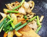 割下で簡単豚肉と蓮根のきんぴら作り方4写真