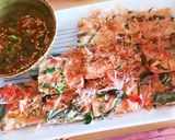 桜海老とニラのチヂミ❀簡単韓国料理♪作り方5写真