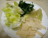 たけのことふきのサラダ作り方1写真