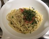 明太子と大葉の和風パスタ作り方3写真