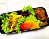 ズボラで愛♡唐揚げ炒め弁当作り方5写真