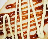 朝食に♪おやつに♪お好み焼き風トースト♪作り方1写真