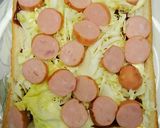 朝食に♪おやつに♪お好み焼き風トースト♪作り方2写真