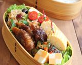 お弁当に☺️筍の牛肉巻き照り煮作り方5写真