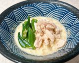 ささみとおくらのごま豆乳スープそうめん作り方7写真