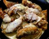 市販餃子アレンジ チーズソースかけ作り方7写真