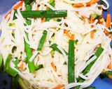 うどんと野菜のﾁﾁﾞﾐ(残り物で)作り方3写真