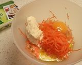 人参とクリームチーズのお食事マフィン作り方3写真
