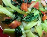 青梗菜と豚肉の炒め物作り方11写真