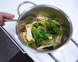 お酒のお供に☆三つ葉と湯葉の煮浸し作り方16写真