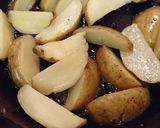 新じゃがと鶏もも梅味噌和え作り方2写真