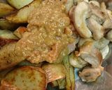 新じゃがと鶏もも梅味噌和え作り方8写真