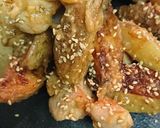 新じゃがと鶏もも梅味噌和え作り方9写真