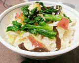 炊き込みご飯+春菊。作り方4写真