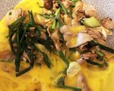 豚バラにら玉丼作り方5写真