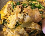 豚バラにら玉丼作り方6写真