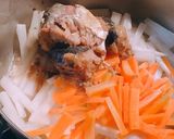 サバ缶(味噌)と大根と豆腐の煮物☆彡.。作り方3写真