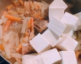 サバ缶(味噌)と大根と豆腐の煮物☆彡.。作り方5写真
