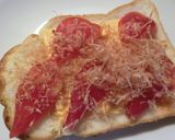 トマトのおかか＊胡麻＊ポン酢和トースト作り方3写真