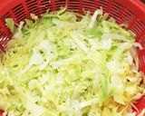 湯通しキャベツのサラダ作り方1写真