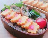 お花たまご〜割り箸と巻き簾で鬼すだれ風〜作り方6写真