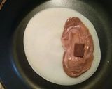 材料3つ!卵なし牛乳なしチョコクレープ作り方5写真