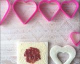 簡単かわいいハートのランチパックサンド作り方5写真