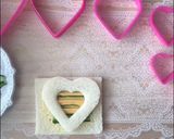 簡単かわいいハートのランチパックサンド作り方12写真