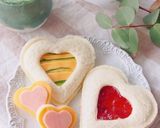 簡単かわいいハートのランチパックサンド作り方15写真