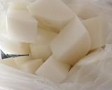 大根と豚ミンチの味噌炒め作り方1写真
