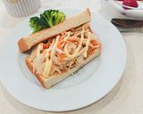 新玉ねぎたっぷりサンド作り方4写真