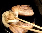 柔らか豚バラチャーシューと筍と大根の煮物作り方1写真