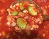 マカロニ入り野菜スープ作り方3写真