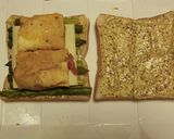 アスパラとトマトオムレツのチーズサンド作り方5写真