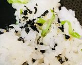 ネギ＆わかめふりかけの炒めごはん作り方2写真